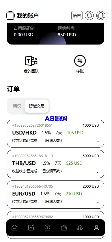 图片[15]-新版欧美风格交易所源码/合约/黄金ai智能交易/矿机理财/六级代理/平台用户转账-A8源码_精品源码网站